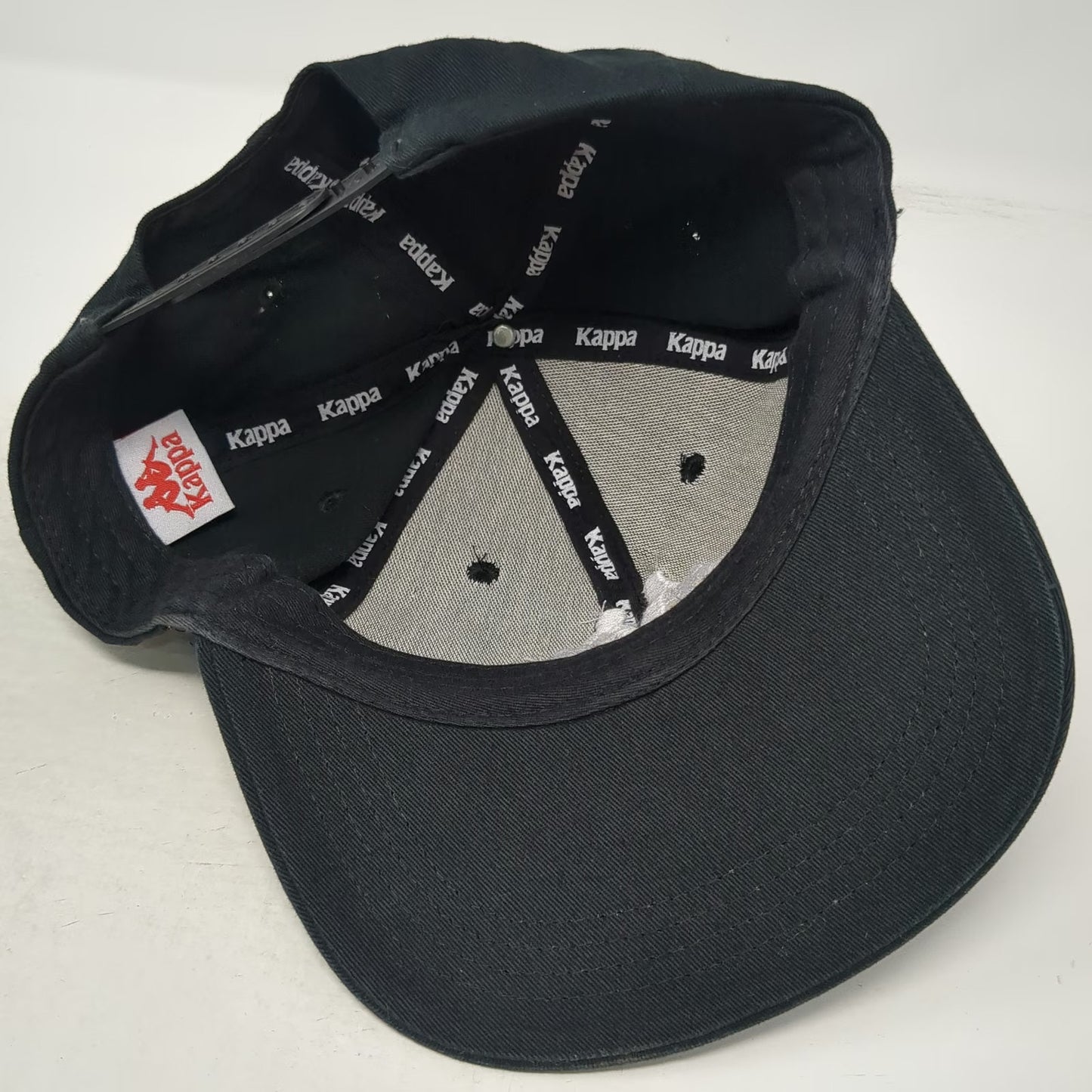 Kappa Snapback Hat Black Size 59 Embroidered Logo Adjustable Sportswear Cap