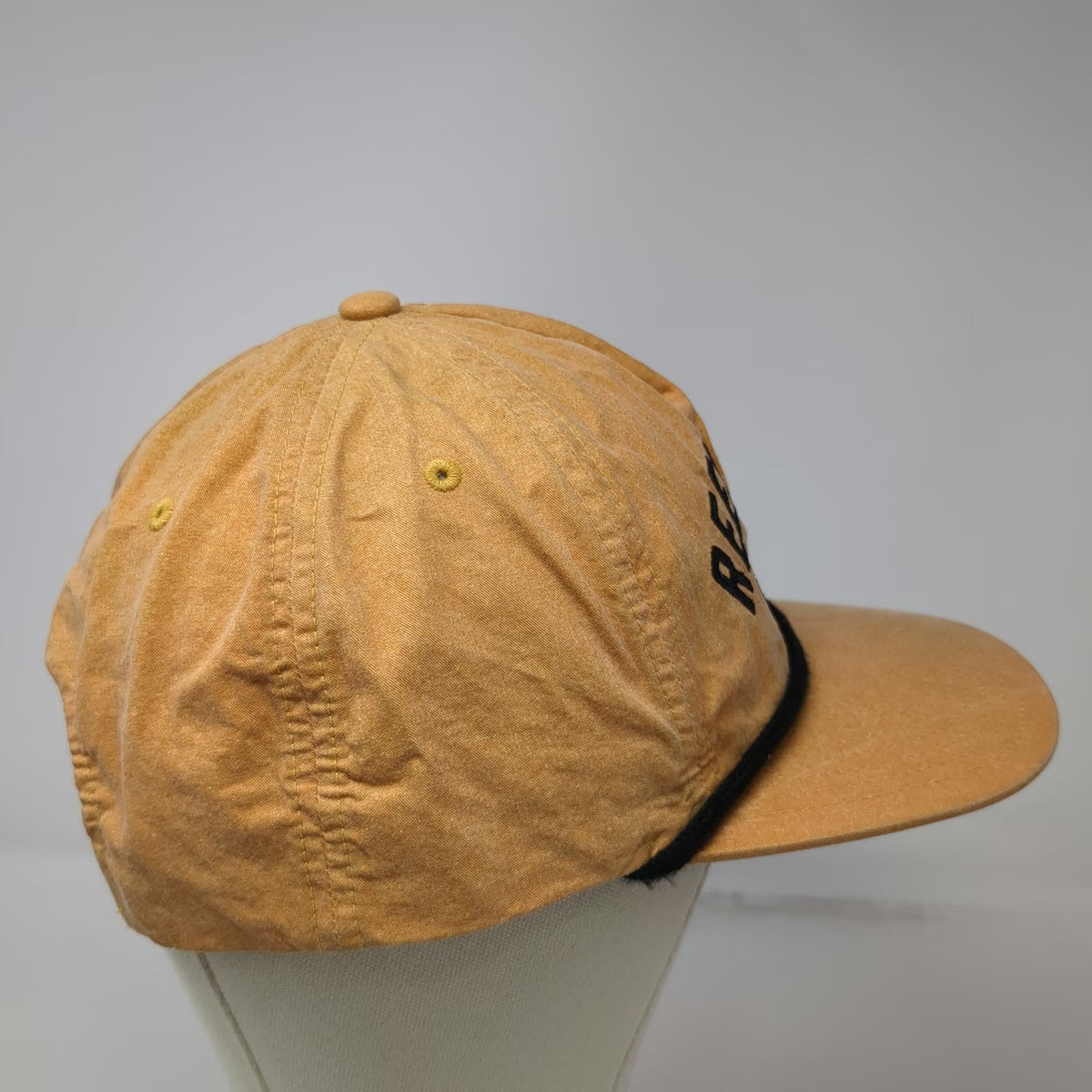 Reef 5 Panel Orange OSFM Surf Snapback Rope Graphic 1984 Cotton Logo Beach Hat