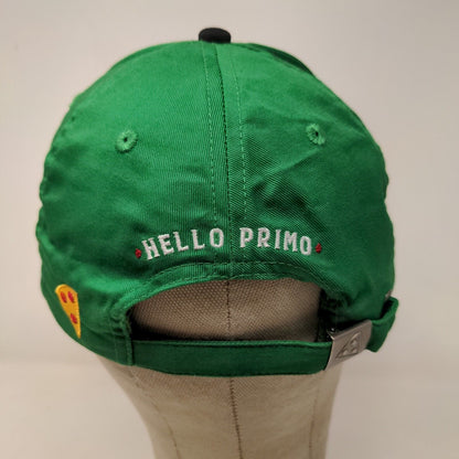 Marco's Pizza Men's Slideback Hat Green Black Adjustable Embroidered Logo Cotton