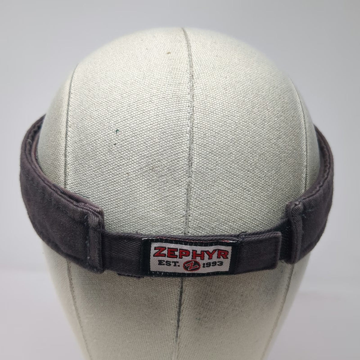 Zephyr FSU Seminoles Noles Gray Visor One Size Strapback Florida State 1851 Hat