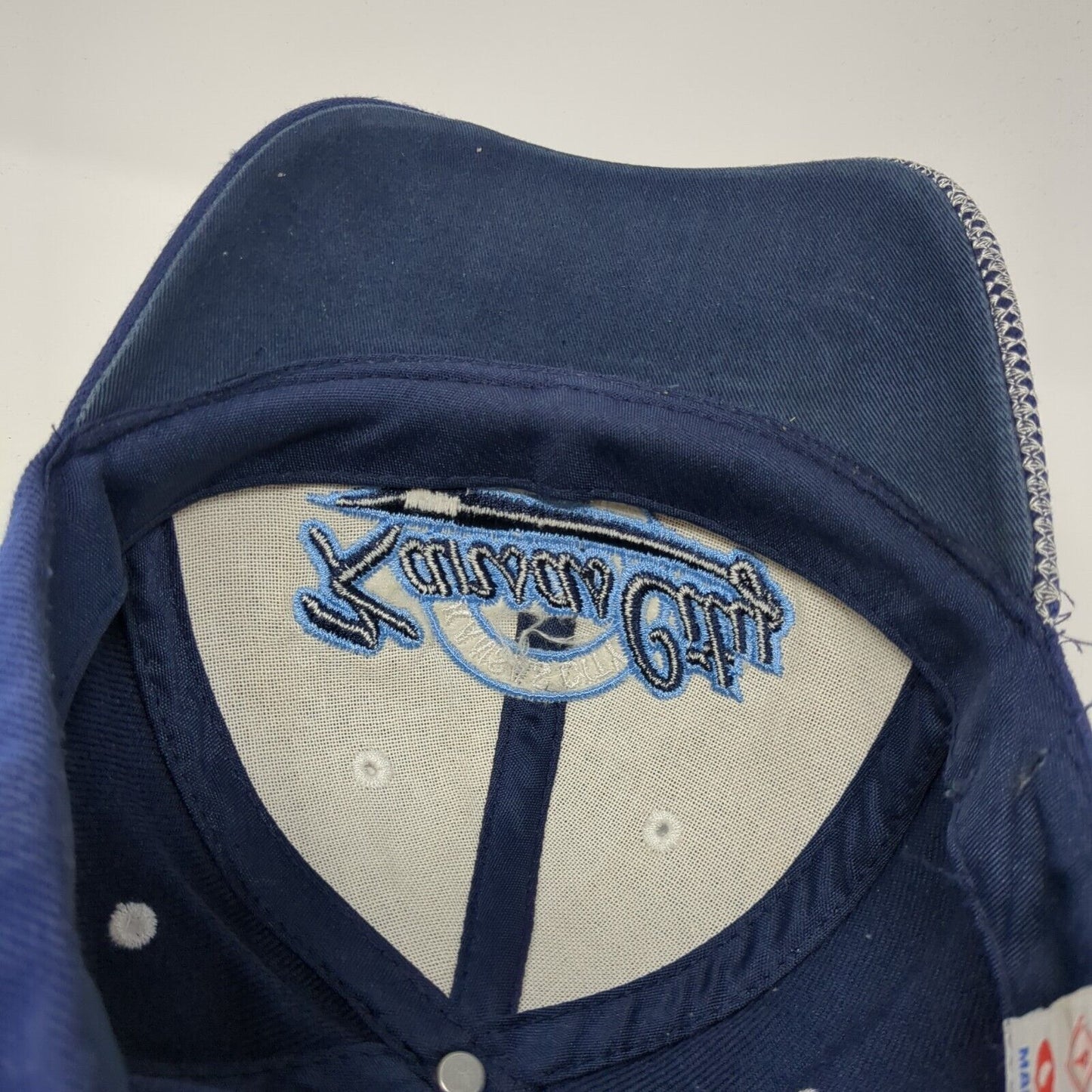 KC Kansas City Strapback Hat Blue One Size Adjustable Embroidered Sam's Cap