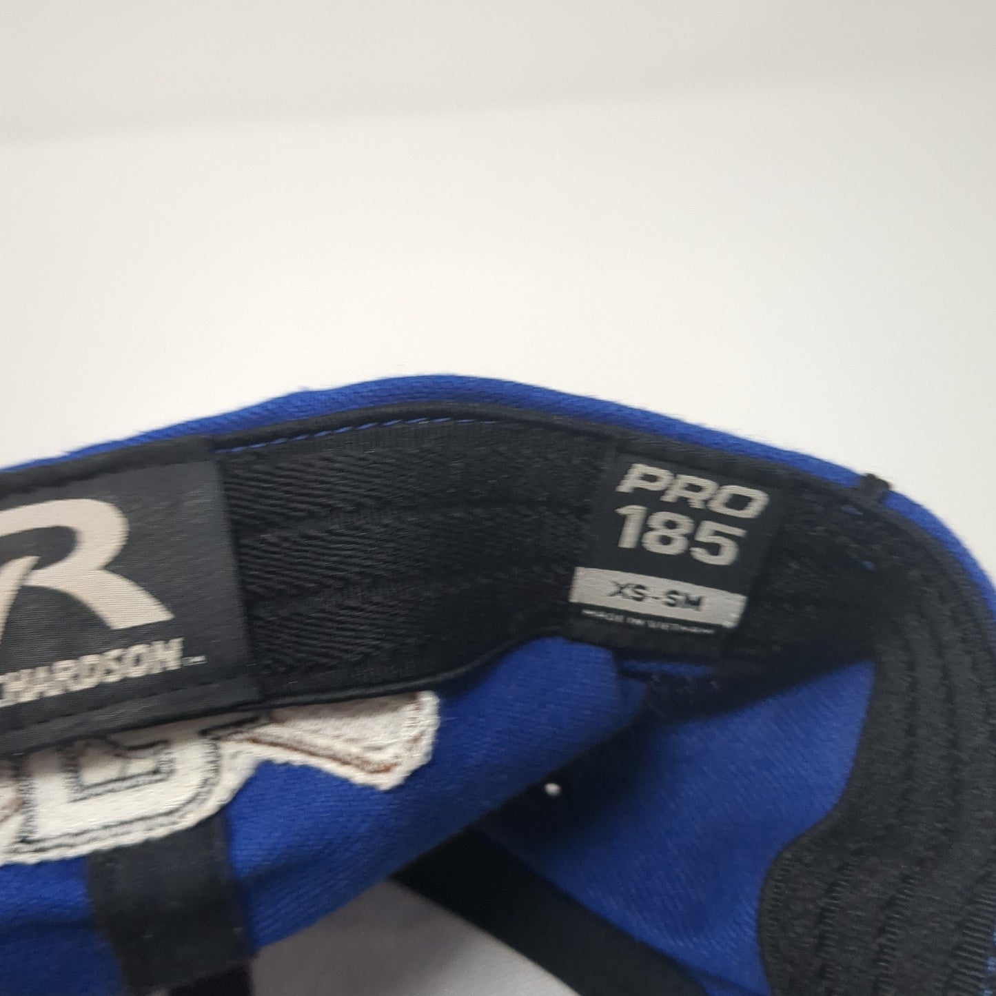 DC Fitted Baseball Cap Blue Small Lightweight Embroidered PRO 185 Richardson