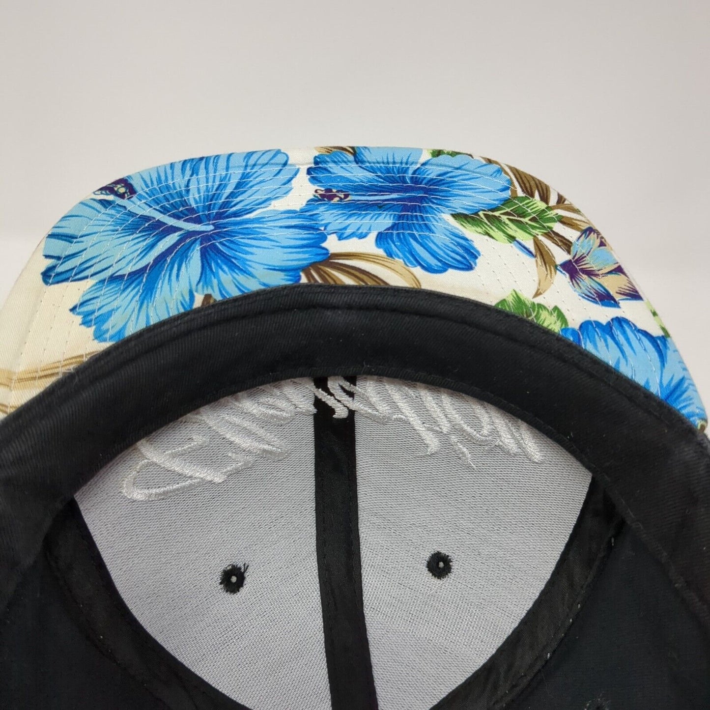 Elevation Snapback Hat Multicolor One Size Adjustable Embroidered Floral BK