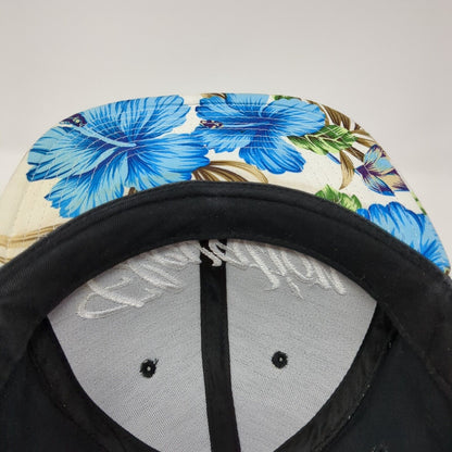 Elevation Snapback Hat Multicolor One Size Adjustable Embroidered Floral BK