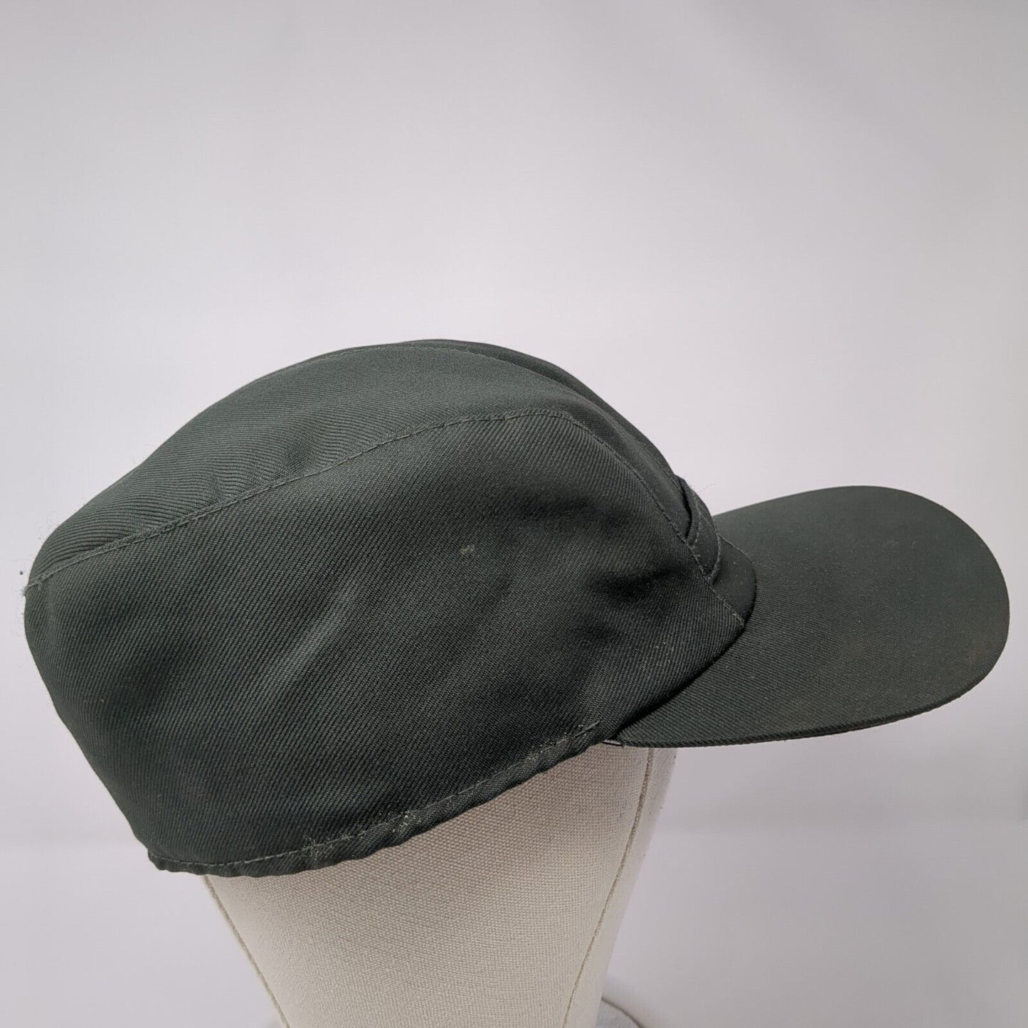 Unbranded Fitted Cadet Army Cap Hat Green 7 5/8 Solid Blank Outdoor
