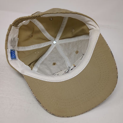 Pooh Baseball Cap Beige One Size Plaid Brim Winnie 100 Acre Wood Embroidery Hat