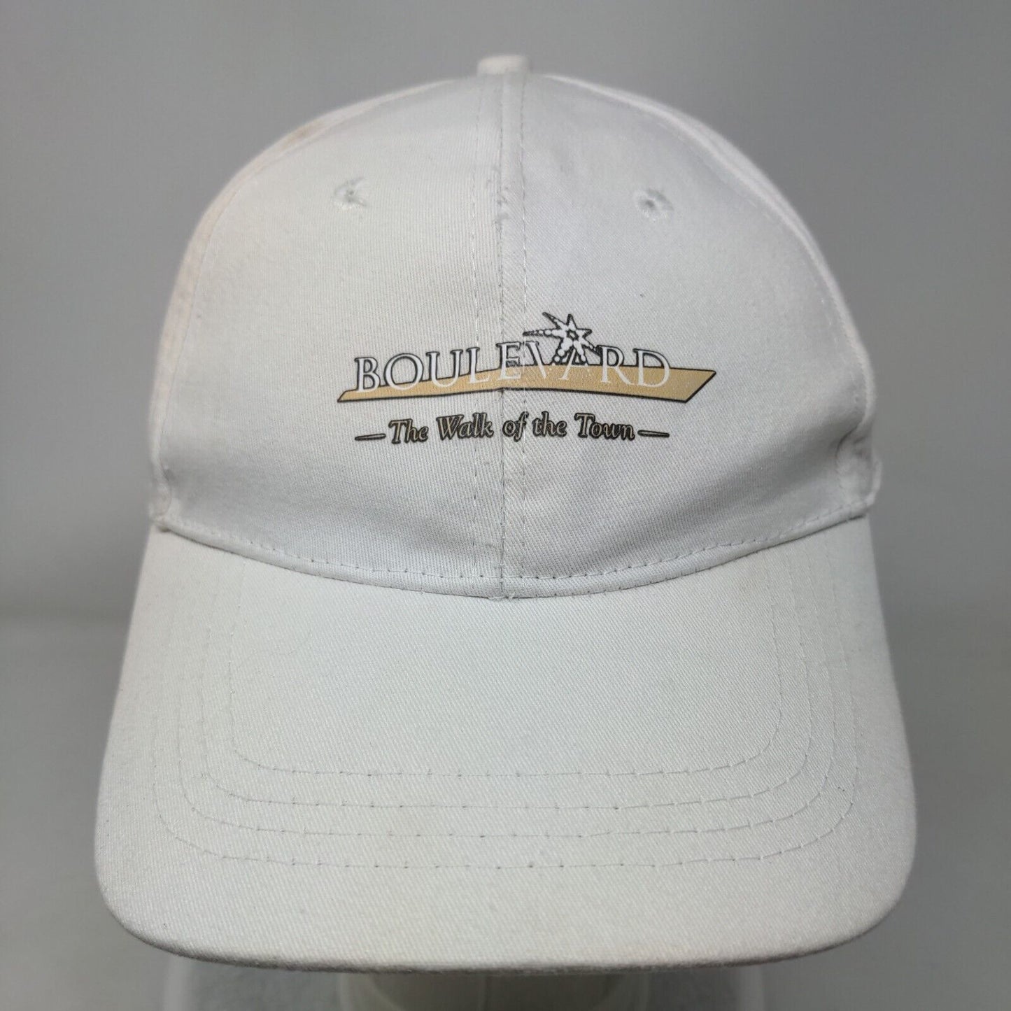 Boulevard The Walk Of The Town Slideback Hat White One Size 6 Panel