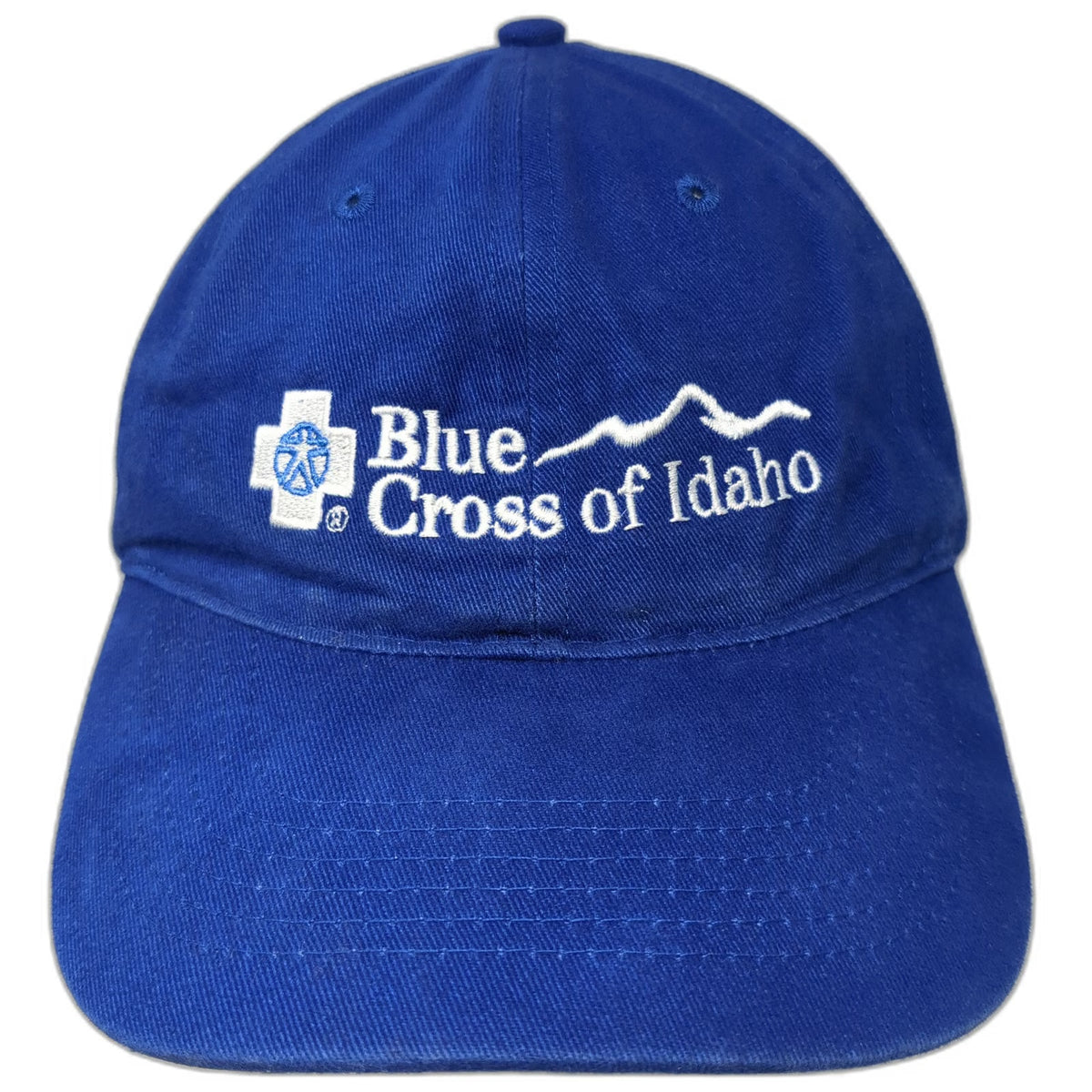 Port & Company Baseball Cap Blue One Size Blue Cross of Idaho Logo Hat Slideback