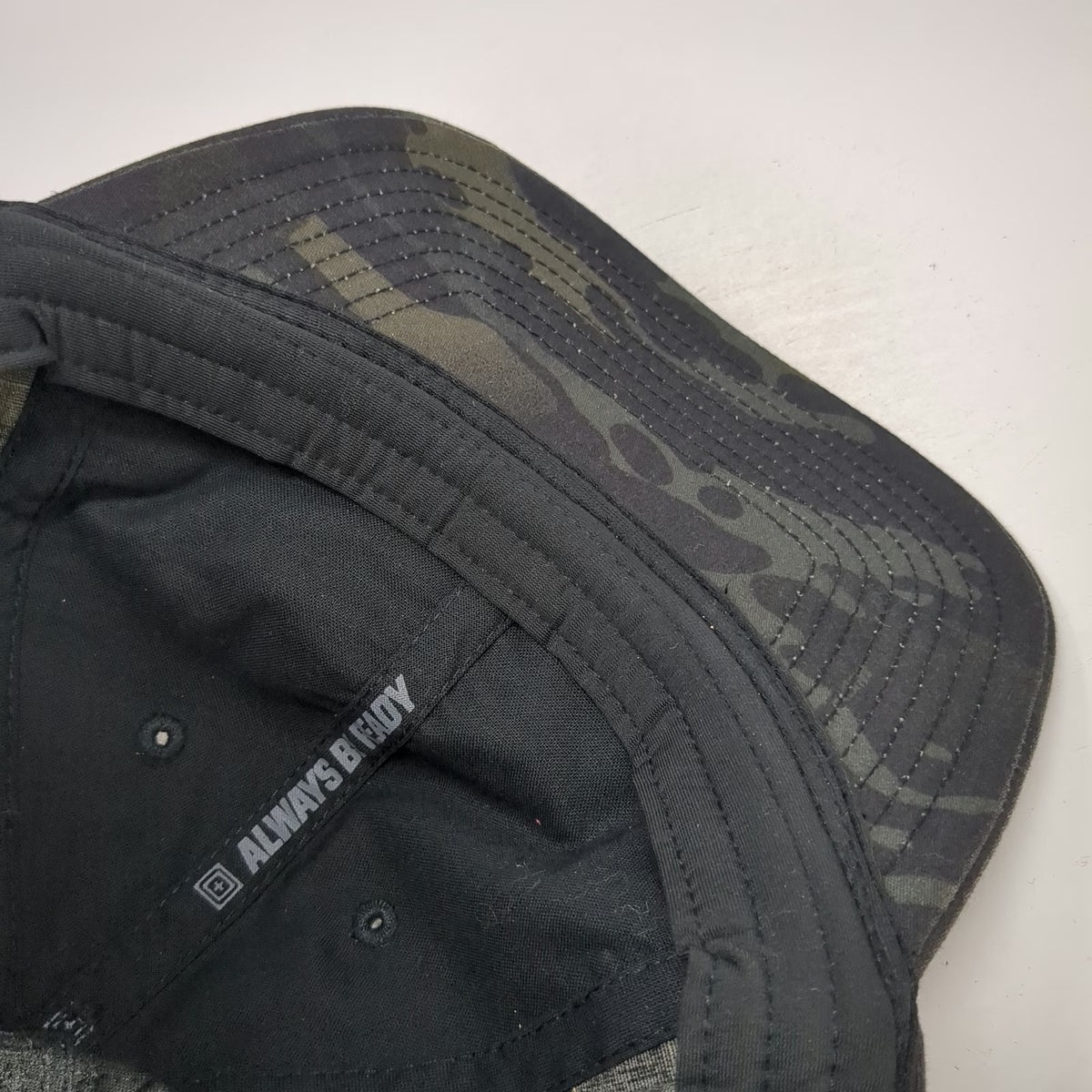 5.11 Tactical Baseball Cap Black One Size MultiCam Camo Strapback Logo Patch Hat