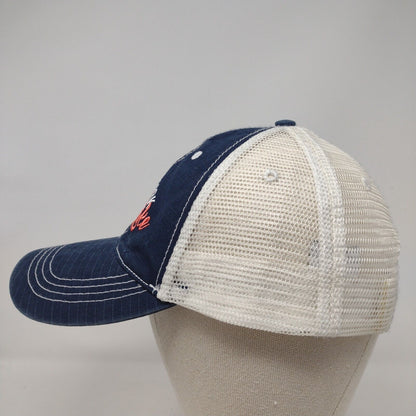 National Park Crater Lake Snapback Trucker Hat Blue OSFA Mesh Back Cotton