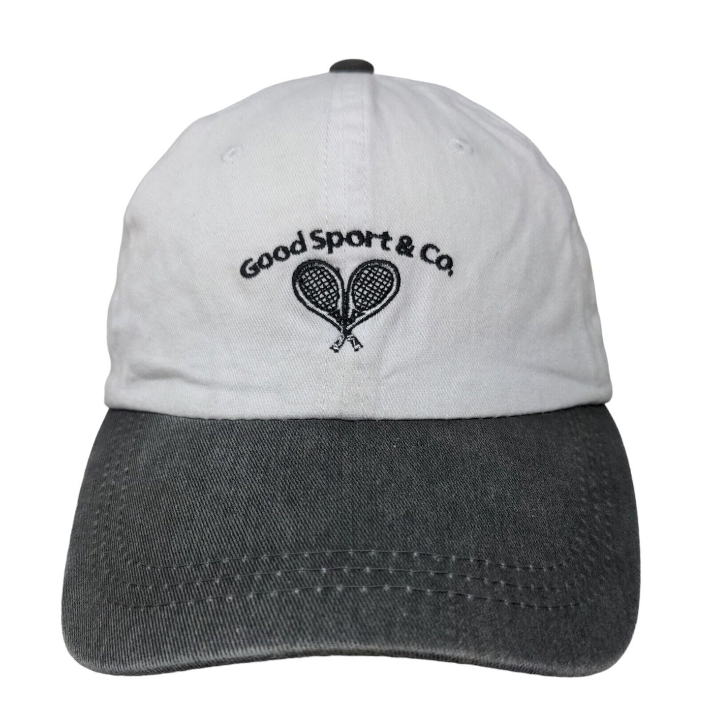Good Sport & Co. Slideback Hat One Size White Embroidered Adjustable Strap