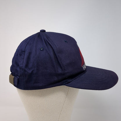 Niagara Falls Slideback Hat Blue One Size Solid Adjustable Embroidered