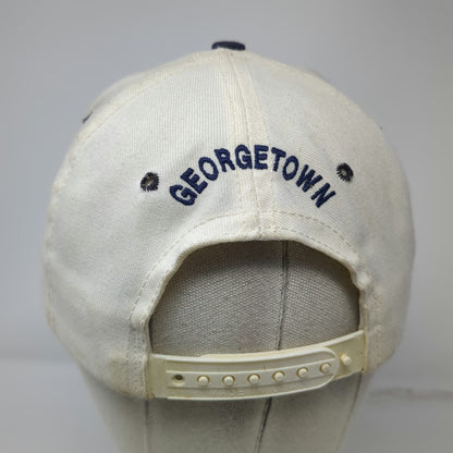 Boogies Diner Georgetown Snapback White Blue One Size Green Underbrim Cotton Hat