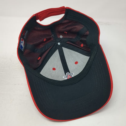Los Angeles Angels MLB OC Sports Baseball Cap Red One Size Strapback Mesh Hat
