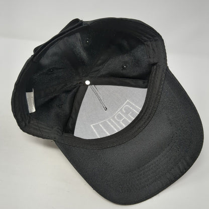 Grill Master Strapback Hat Black One Size Adjustable Embroidered 6 Panel Gertex