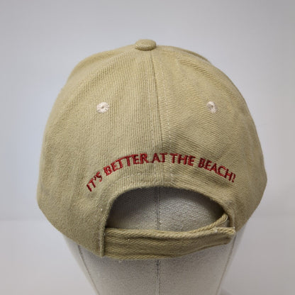 Chinook Winds Casino Resort Strapback Hat Tan One Size Adjustable