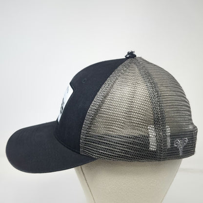Vie Trucker Hat Black One Size Garrett Ranches The Shed Mesh Snapback Patch Cap