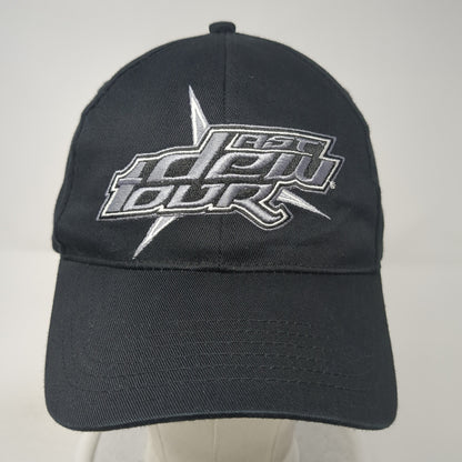 Ast Dew Tour Strapback Baseball Cap Black One Size Adjustable Embroidered Cotton