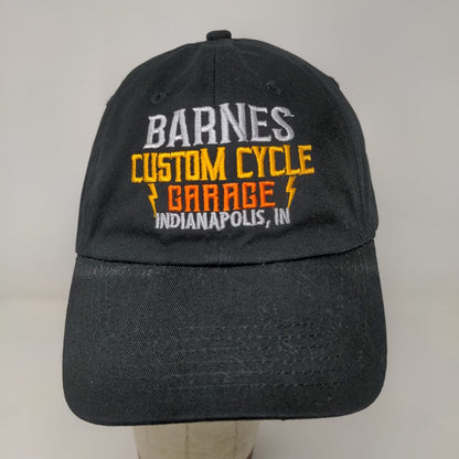 Unbranded Men's Slideback Hat Black Barnes Custom Cycle Garage Indianapolis IN