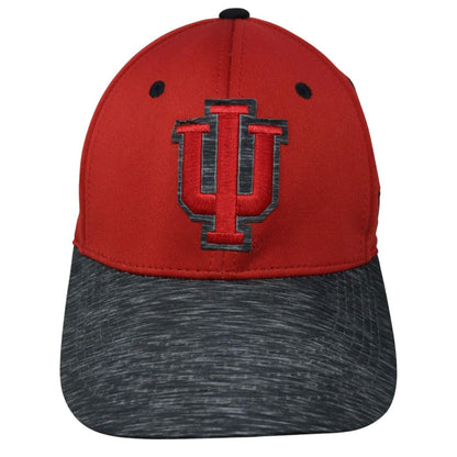 IU Indiana University Hoosiers Fitted Hat Red Top of the World Embroidered Logo