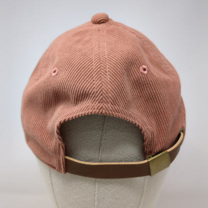Universal Thread Slideback Hat Pink OSFA Adjustable Corduroy Blank