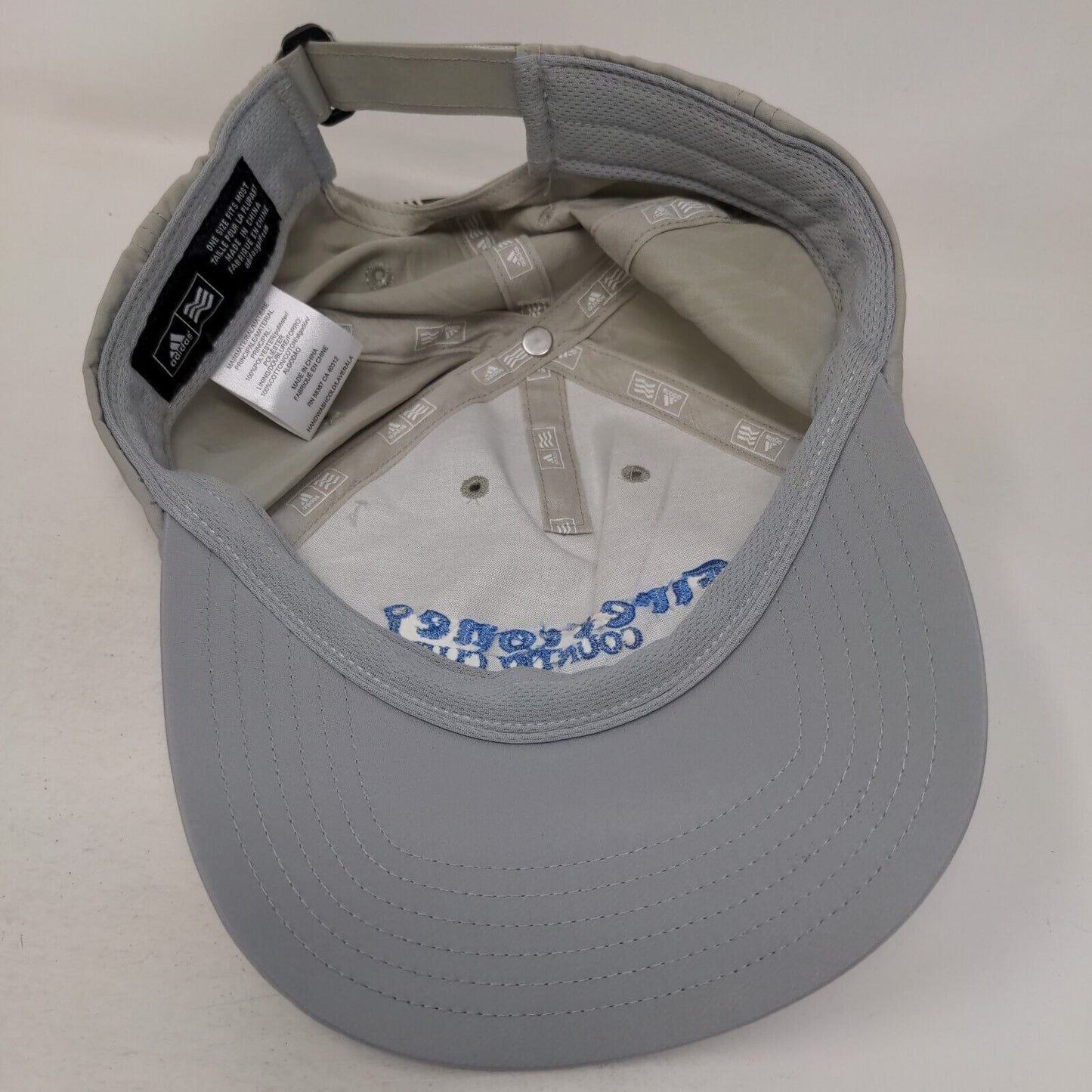 Firestone Country Club Strapback Hat Gray OSFM Adjustable Adidas W/Tags