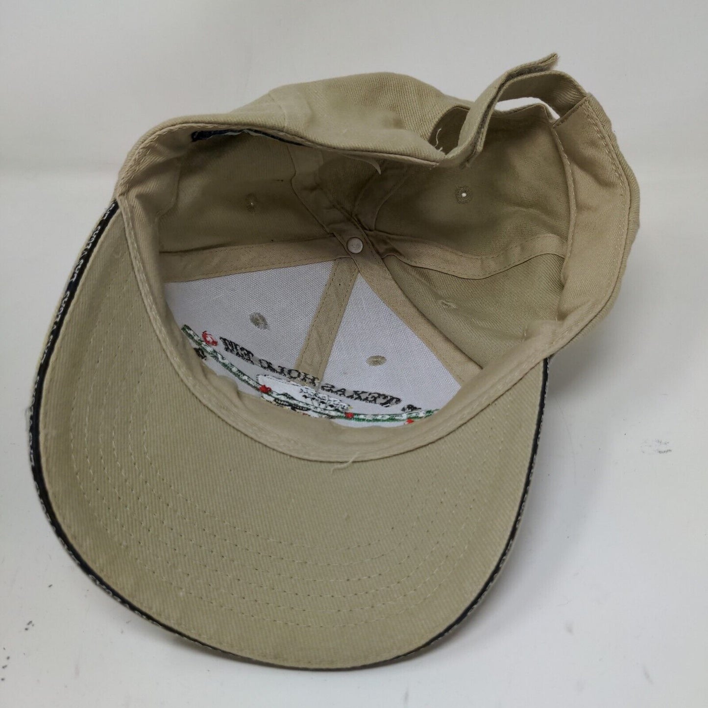 Surfware Men's Strapback Hat Tan OSFA Embroidered Texas Hold'em Las Vegas