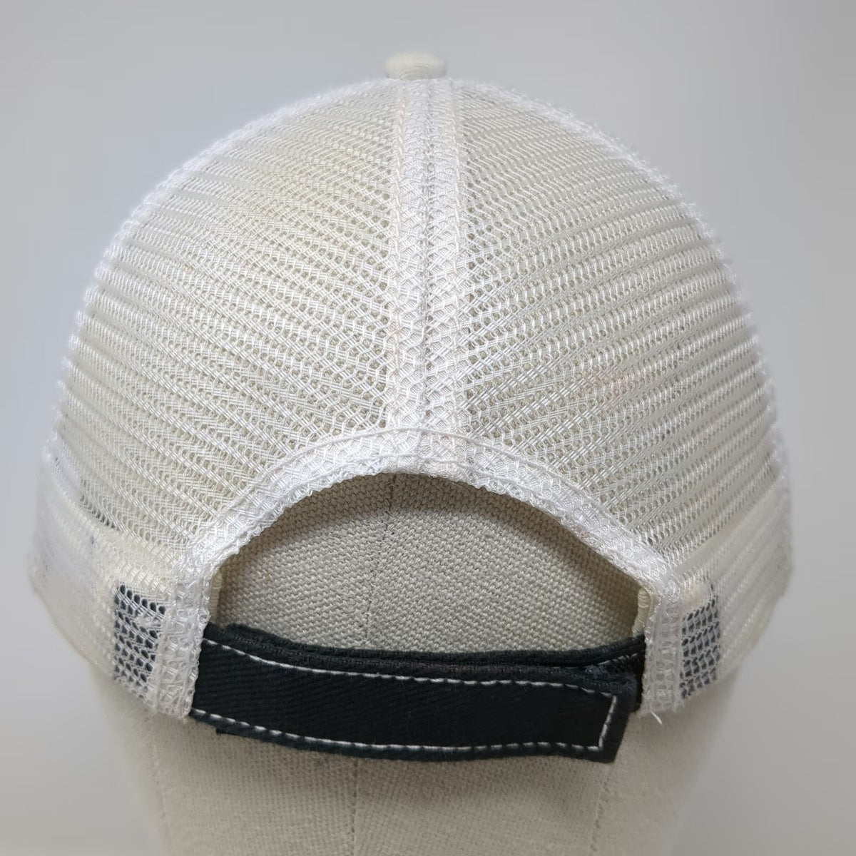 Headwear USA White's Metal Detectors Hat Baseball Cap Black OSFM Mesh Strapback