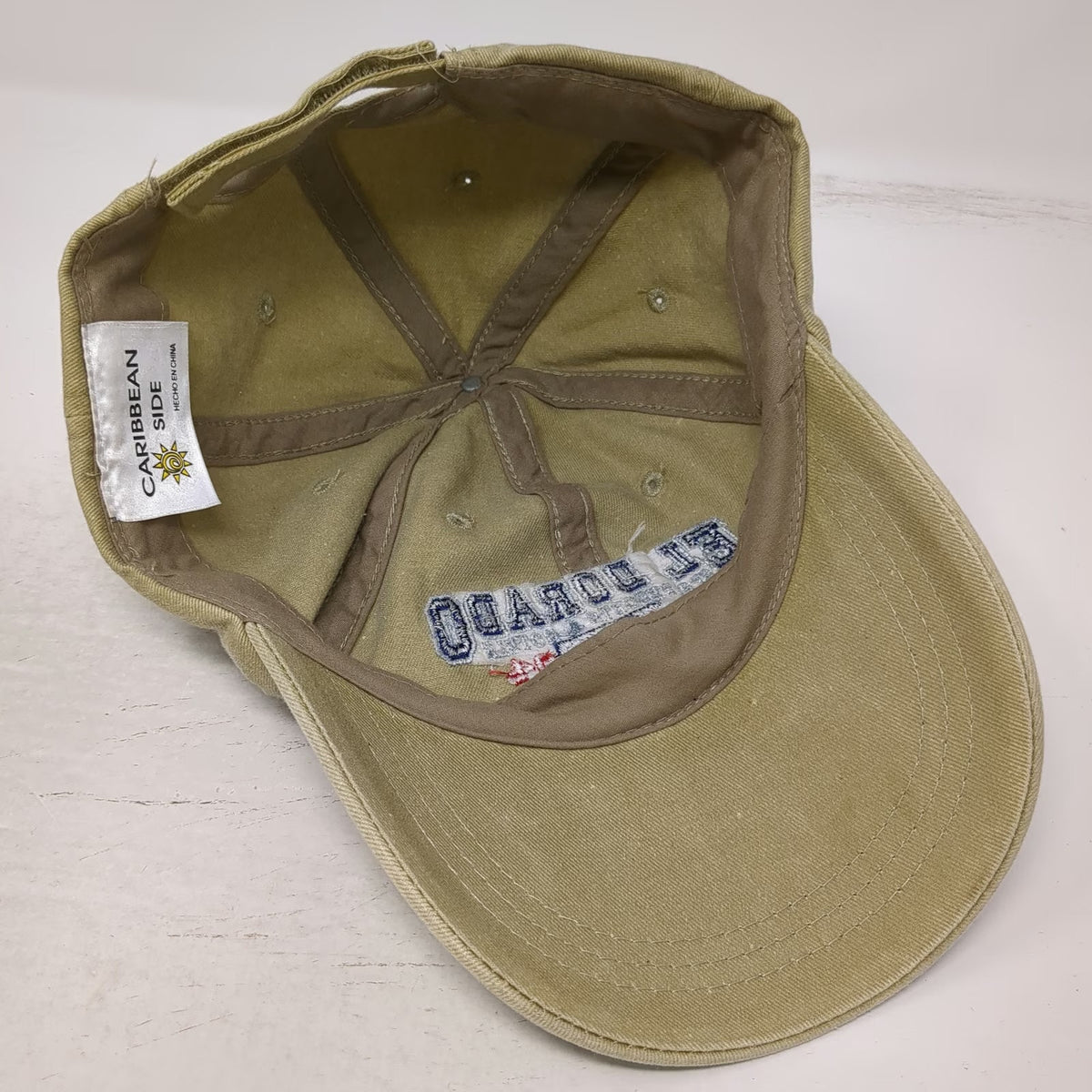 Caribbean Side Baseball Cap Beige One Size El Dorado Mexico Spa Resort Hat