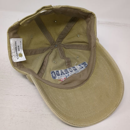 Caribbean Side Baseball Cap Beige One Size El Dorado Mexico Spa Resort Hat
