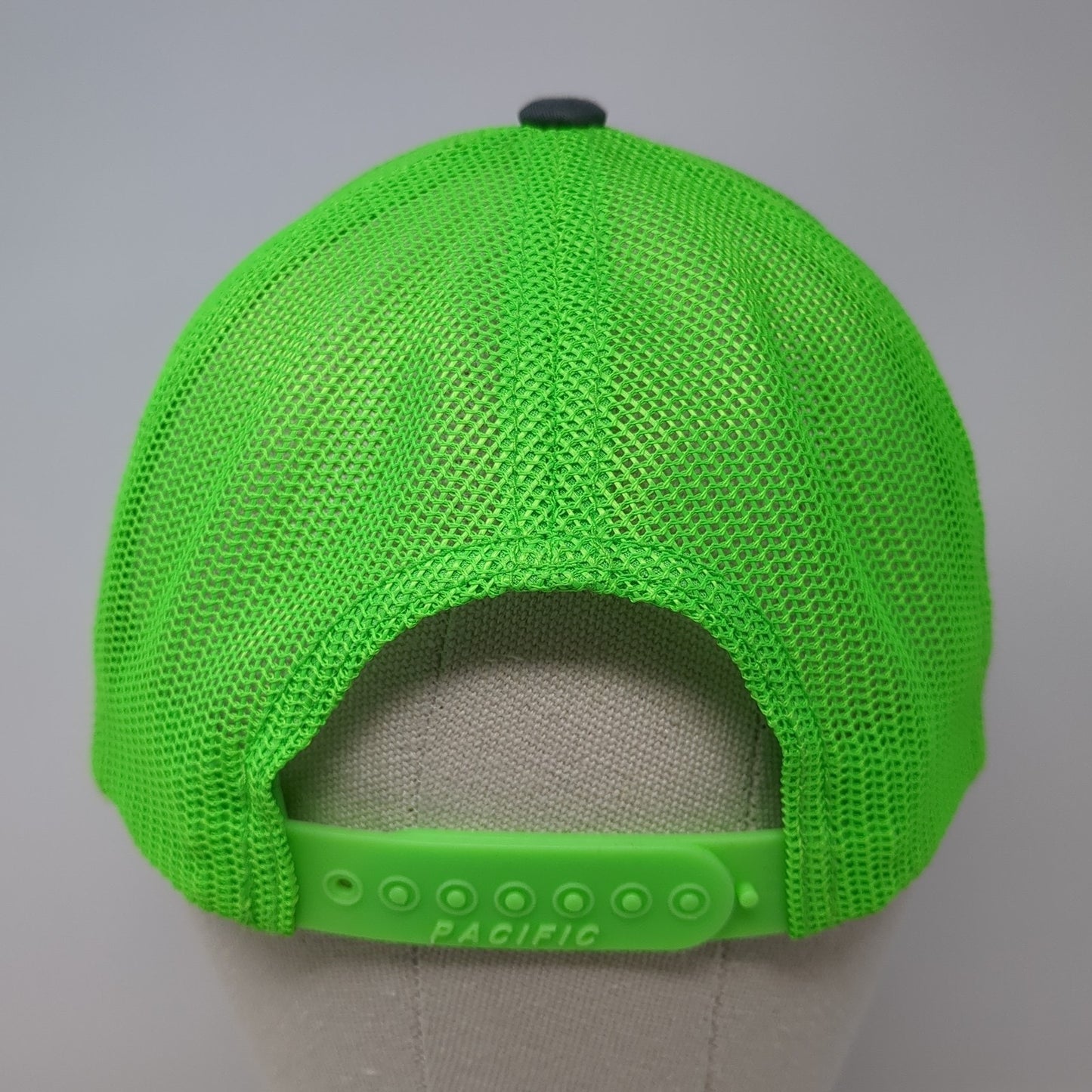 Lifeways Leather Patch Snapback Trucker Hat Multi One Size Mesh Back