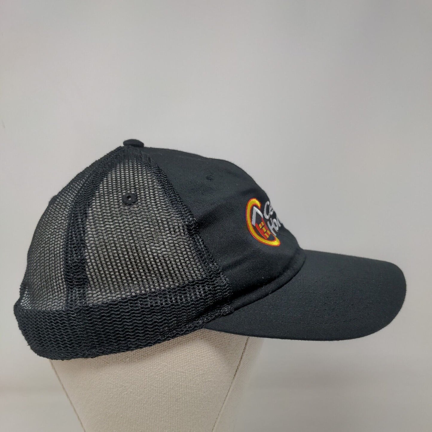 Central Homes Snapback Trucker Hat Black OSFM Adjustable Embroidered Mesh Back