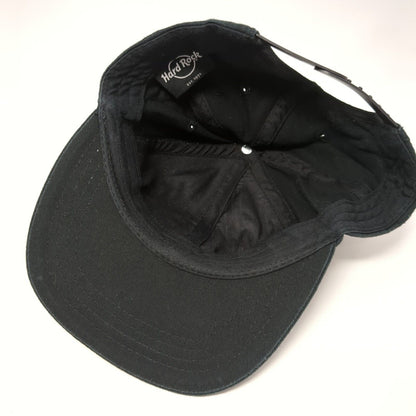 Hard Rock Cafe Las Vegas Snapback Hat Black OSFA Adjustable 6 Panel