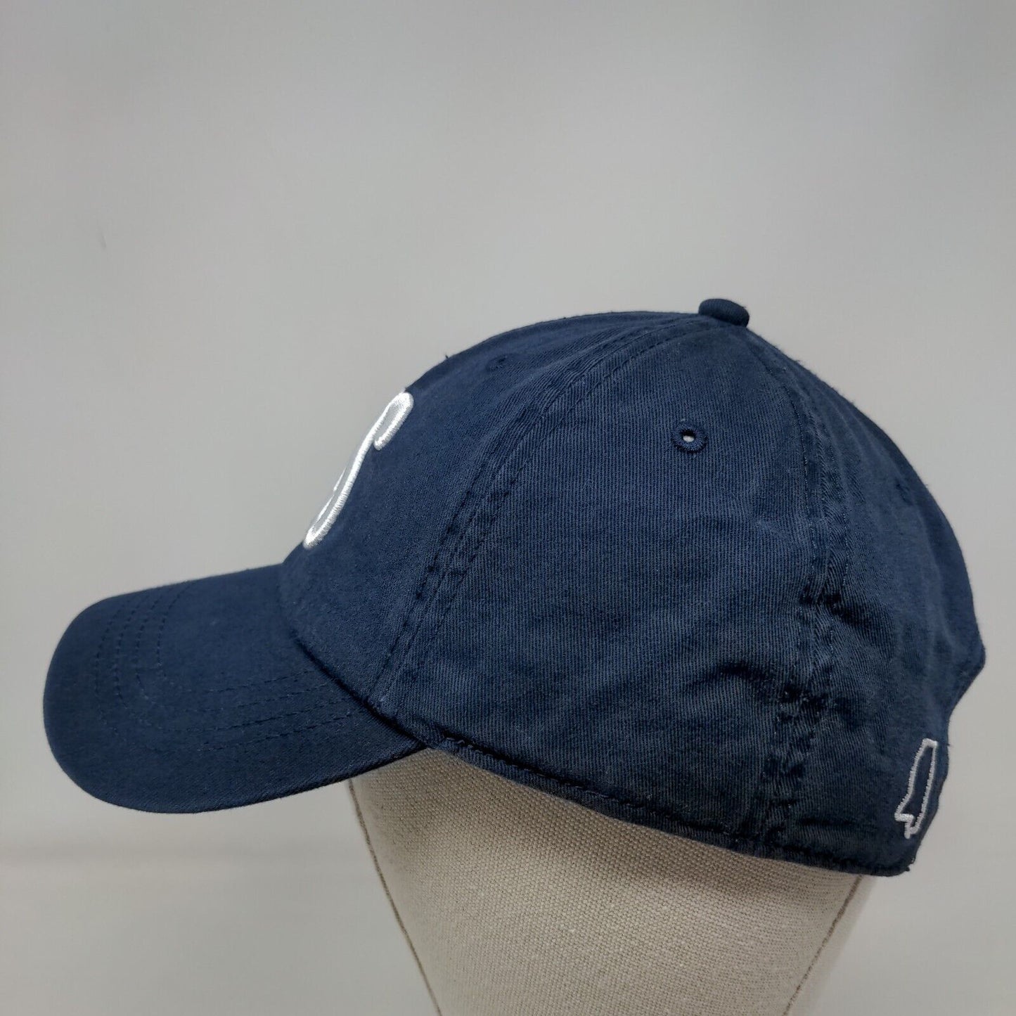MS Slideback Hat Blue OSFM Adjustable Embroidered 6 Panel State of Mine