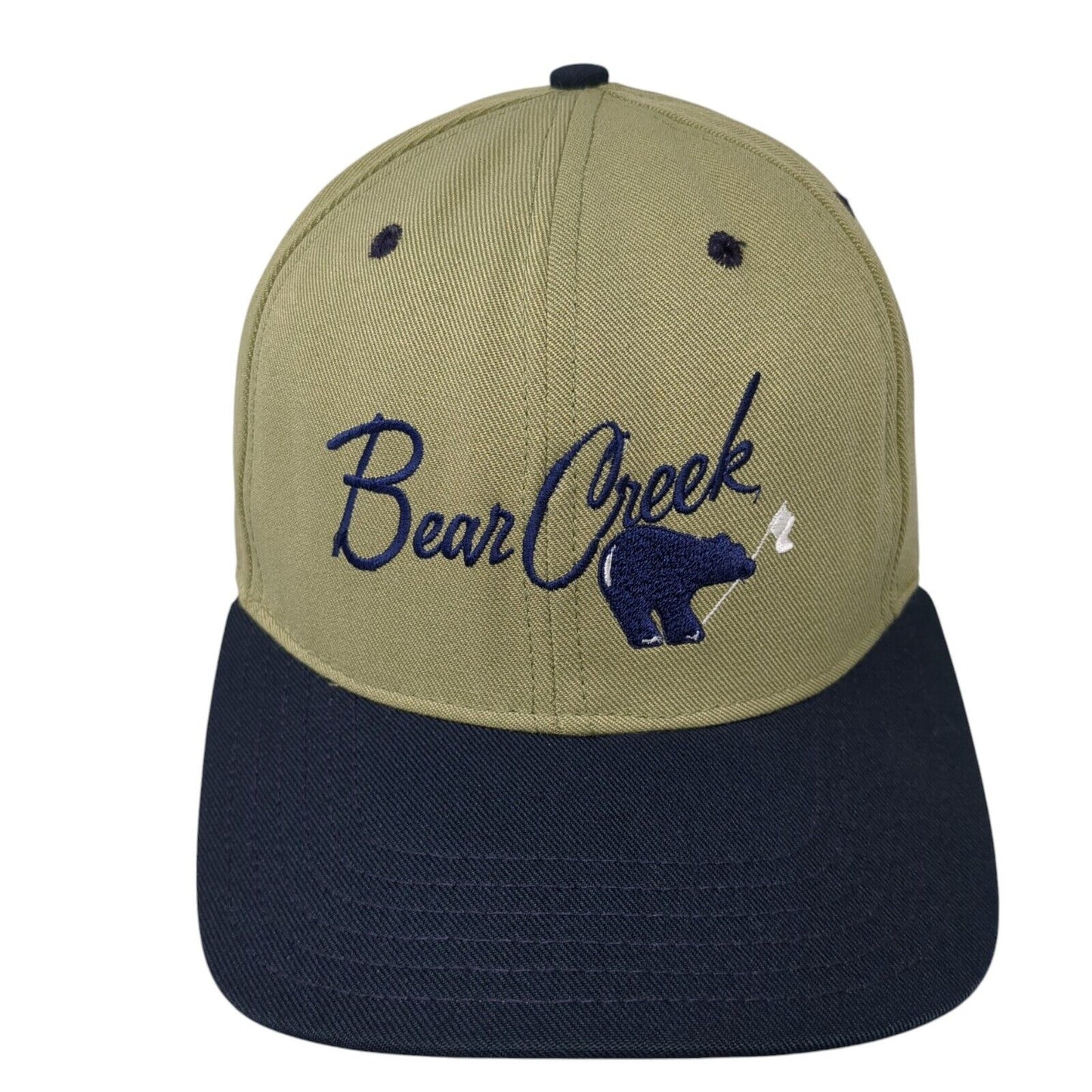 Bear Creek Slideback Hat Multicolor L/XL Leather Strap Golf Hyatt