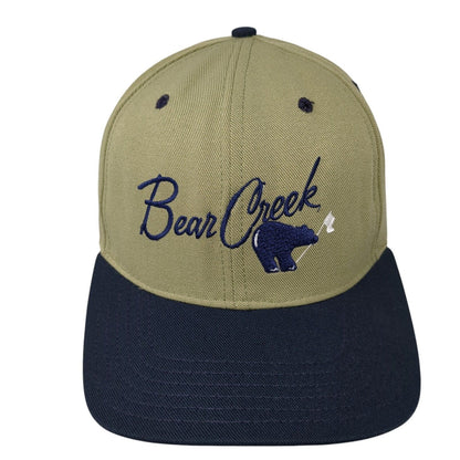 Bear Creek Slideback Hat Multicolor L/XL Leather Strap Golf Hyatt