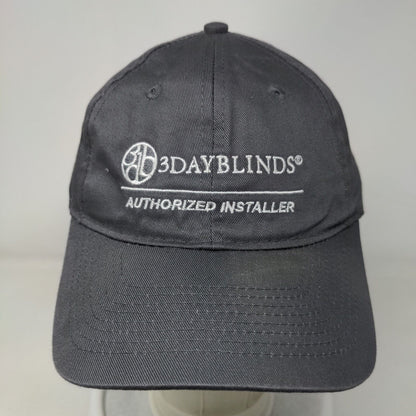 3 Day Blinds Strapback Hat Gray One Size Embroidered Port & Company