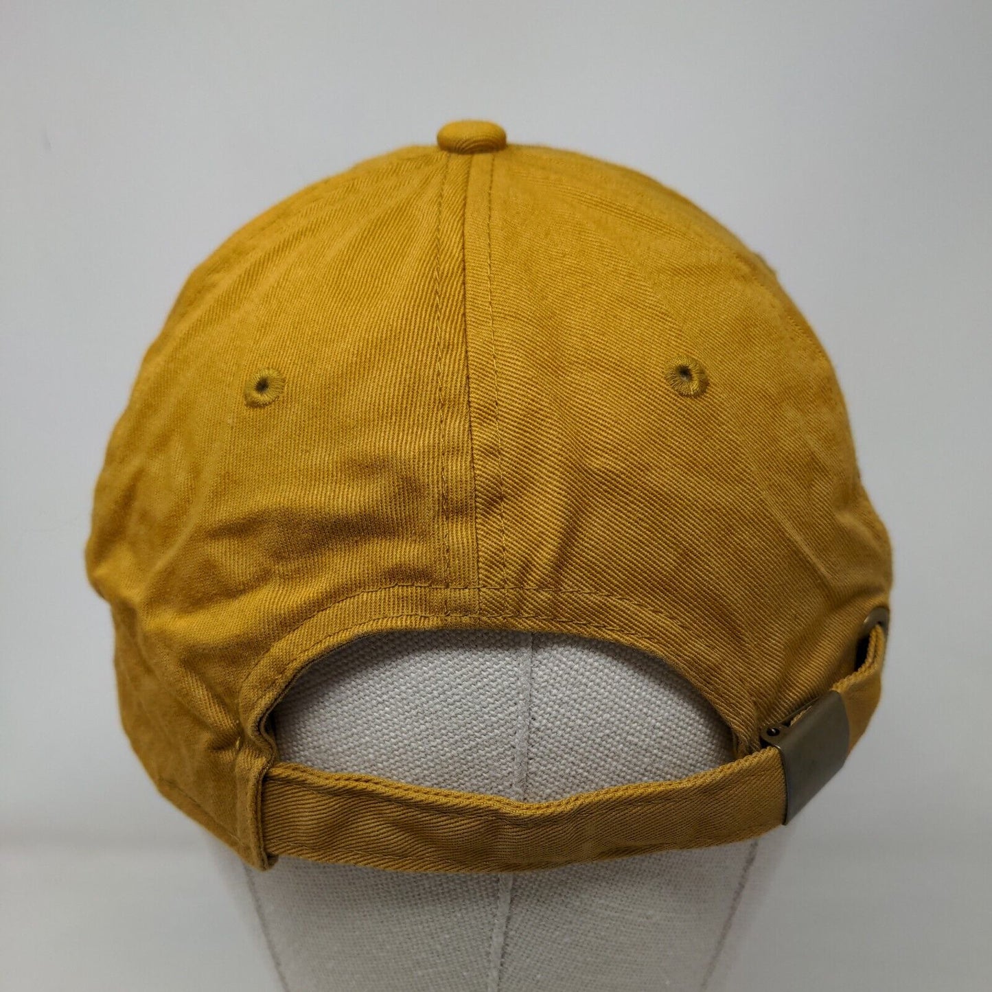 Universal Thread Slideback Hat Yellow One Size Adjustable 6 Panel Blank