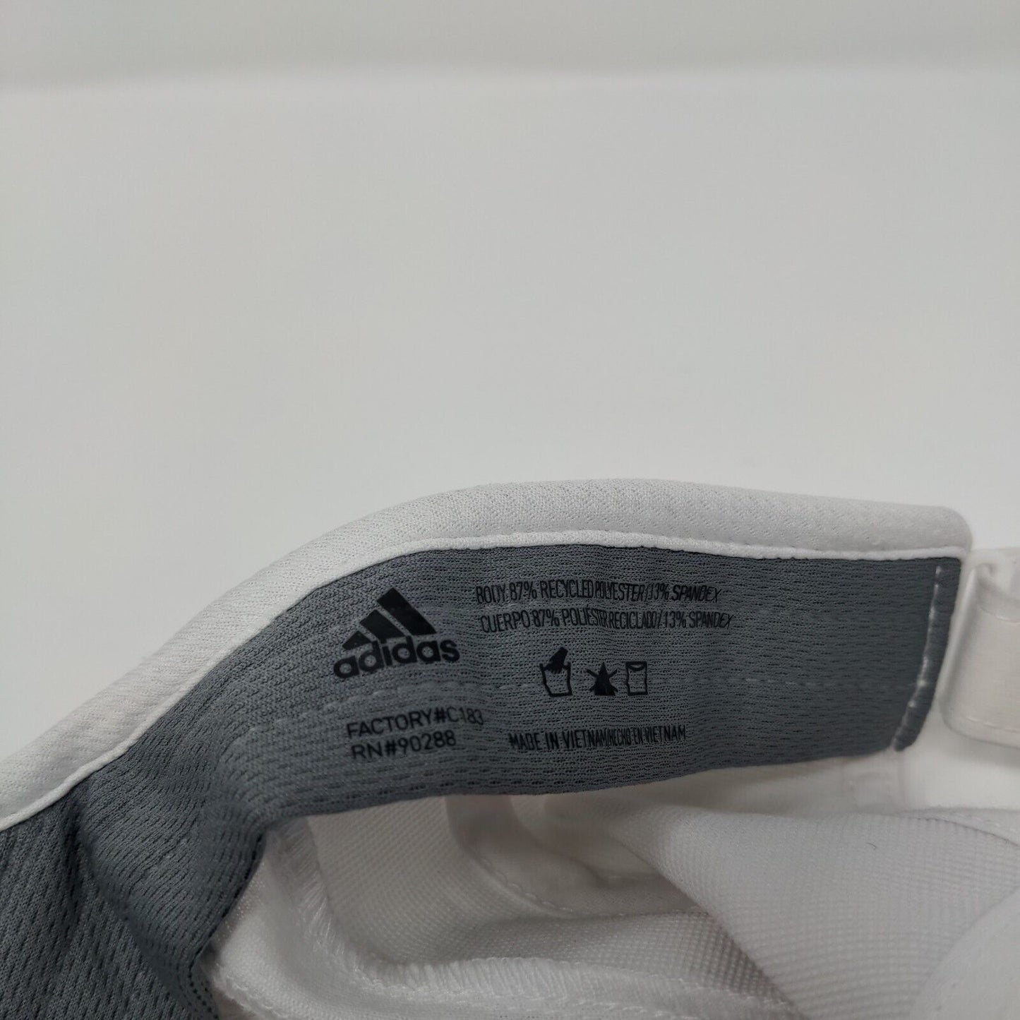 Adidas Aeroready Strapback Hat White OSFA Adjustable Breathable 6 Panel