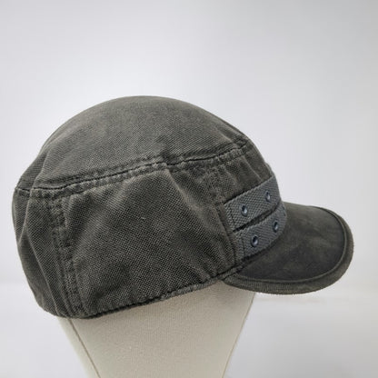 Converse One Star Army Cap Gray XL Decorative Bands Metal Eyelets Cadet Hat