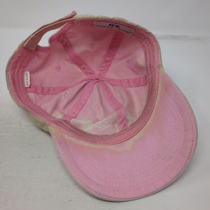 Princess Cruises Baseball Cap Pink OSFM Rhinestone Logo Tie Dye Strapback Hat