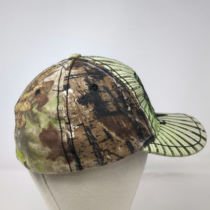 Bone Collector Baseball Cap White Green XL Camo Skull Antlers Brotherhood Hat