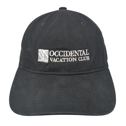 Occidental Vacation Club Slideback Hat Black One Size Adjustable Outdoor