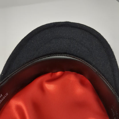 Nautilus Caps Greek Captain's Cap Wool Rope Black Size 7 3/8 Piraeus