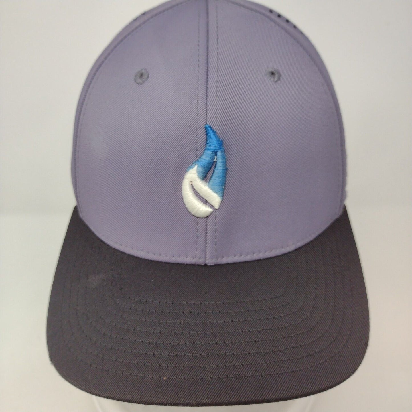 Ignite Fitted Hat Gray S/M Breathable Embroidered 6 Panel 474F Pacific Headwear