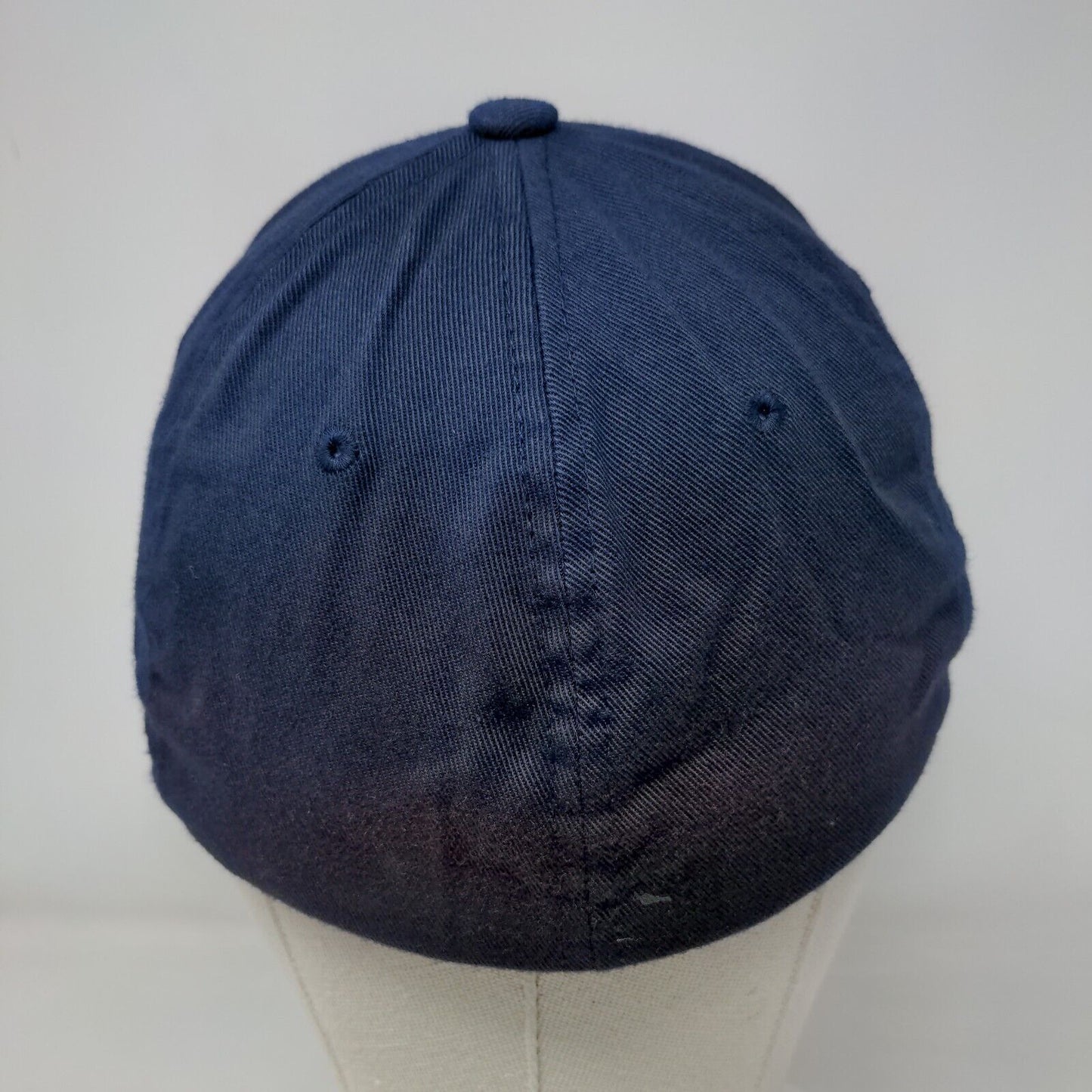 Bloom-Masters Fitted Hat Blue Small-Medium Embroidered Flexfit Yupoong