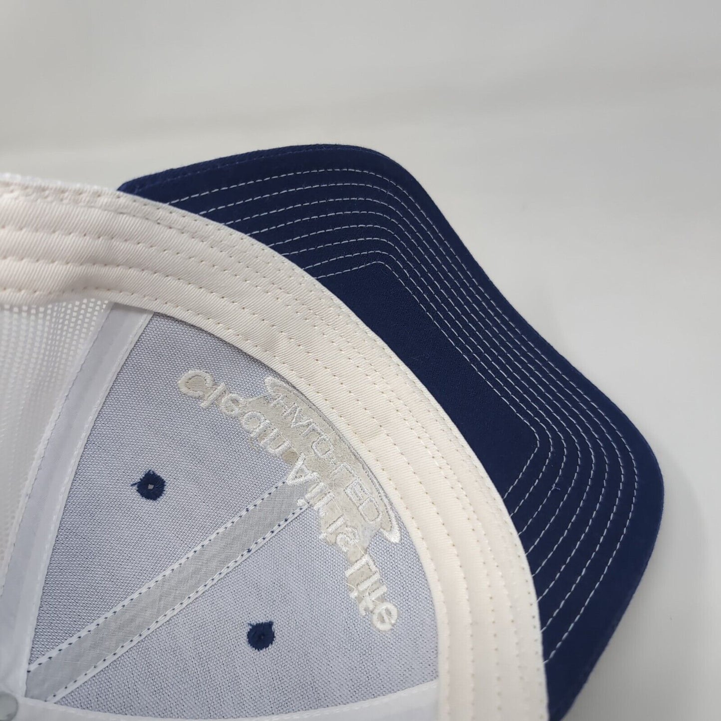 Clean Air Is Life Halo Led Snapback Trucker Hat Blue OS Adjustable Mesh Back