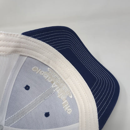Clean Air Is Life Halo Led Snapback Trucker Hat Blue OS Adjustable Mesh Back