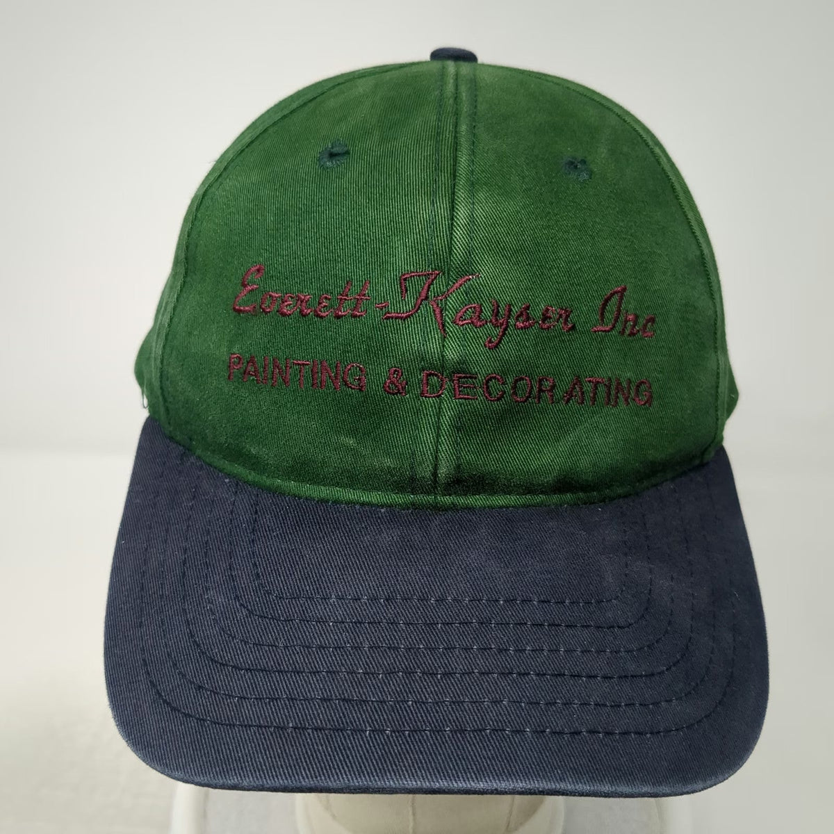 Pacific Headwear Baseball Cap Green Blue One Size Strapback Painter Logo Hat