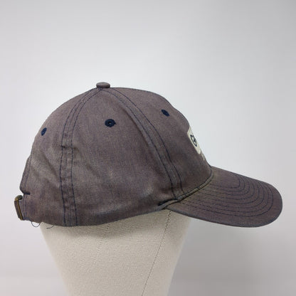 Grandpa's Lucky Cap Slideback Hat Gray One Size Embroidered Signatures